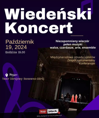 Szczawno-Zdrój Wydarzenie Koncert Koncert wiedeński