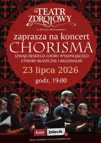Szczawno-Zdrój Wydarzenie Koncert Chór Chorisma - szwajcarski chór wykonujący utwory klasyczne i regionalne