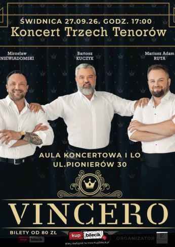 Świdnica Wydarzenie Koncert TENORZY VINCERO