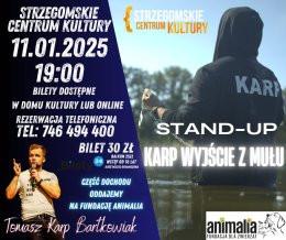 Strzegom Wydarzenie Stand-up Tomasz Bartkowiak - Karp wyjście z mułu